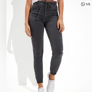 American Eagle Outfitters Charcoal Jogger Pants